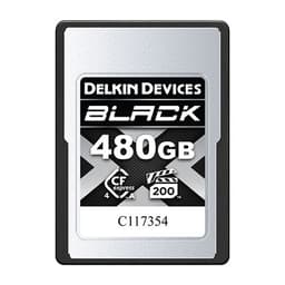 Delkin Devices 480GB BLACK CFexpress Type A 4.0 Memory Card