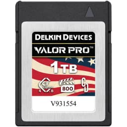 Delkin 1TB Valor PRO CFexpress 4.0 Type B Memory Card