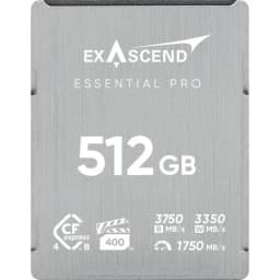 Exascend 512GB Essential Pro CFexpress 4.0 Type B Memory Card