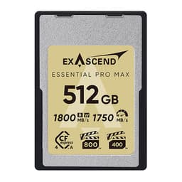 Exascend 512GB Essential Pro Max CFexpress 4.0 Type A Memory Card