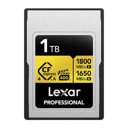 Lexar 1TB Professional GOLD CFexpress 4.0 Type A Memory Card