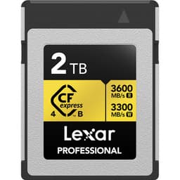 Lexar 2TB Professional GOLD CFexpress 4.0 Type B Memory Card