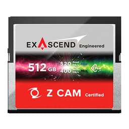 Z CAM 512GB ExAscend CFast 2.0 Memory Card